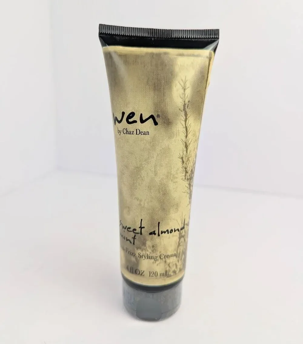 Wen by Chaz Dean Sweet almond mint anti frizz styling cream 4oz sealed